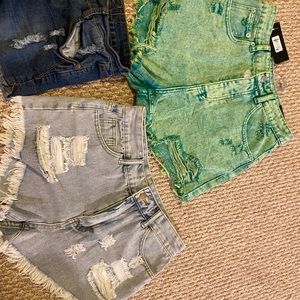 JEAN SHORTS (multiple sizes) prices below